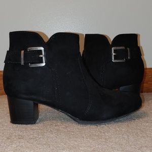 Girls Black Booties